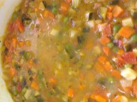 Minestrone con verdure fresche